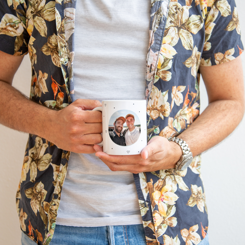 Mok met foto