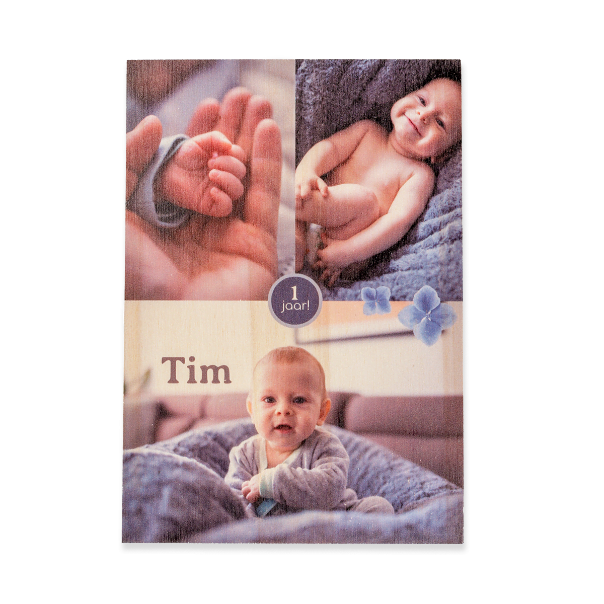 Houten Kaart A6 Staand