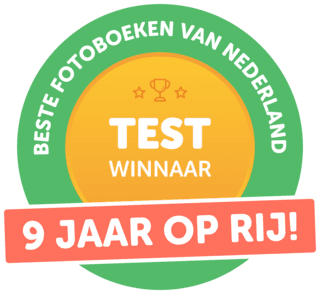 Testwinnaar - Beste fotoboeken van nederland - 9 jaar op rij Testwinnaar - Beste fotoboeken van nederland - 9 jaar op rij