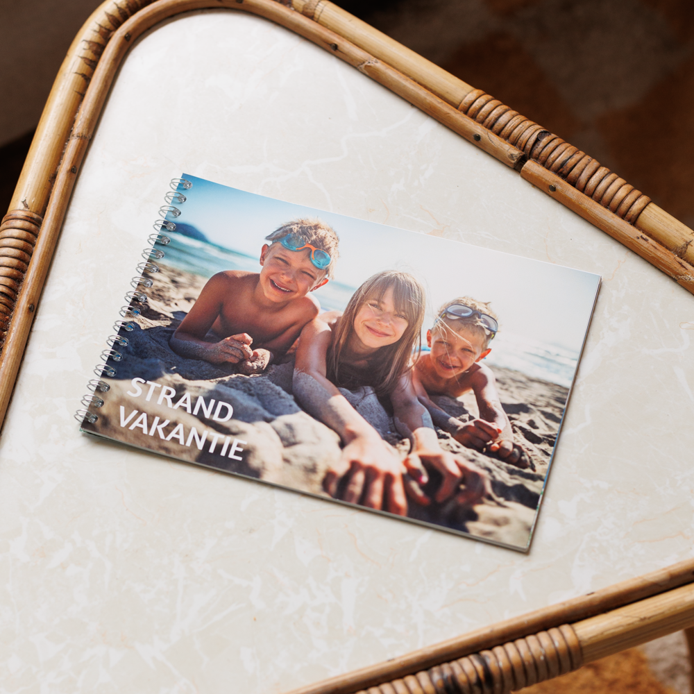 Fotoboek A5 liggend stevige spiraalbinding Fotoboek A5 liggend stevige spiraalbinding