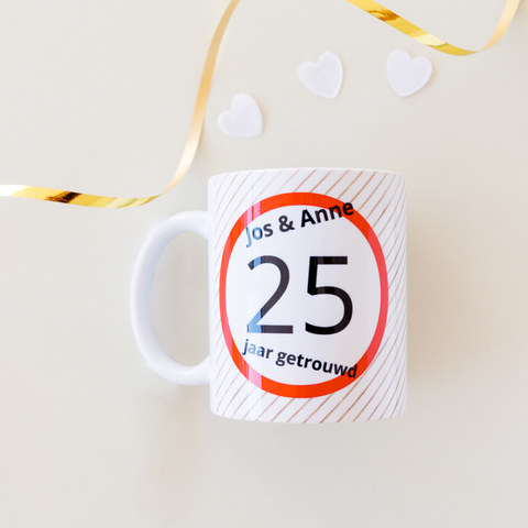 Relatie jubileumcadeau mok Relatie jubileumcadeau mok