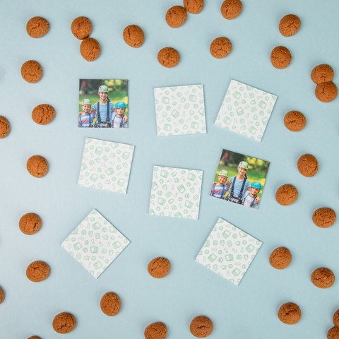 Sinterklaascadeau voor kinderen geheugenspel