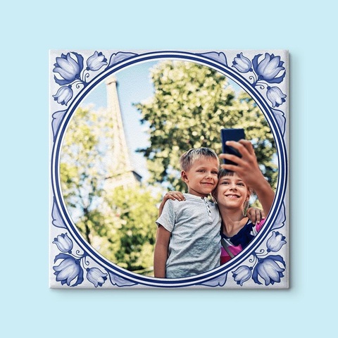 Maak je tegel op met een delfts blauw thema