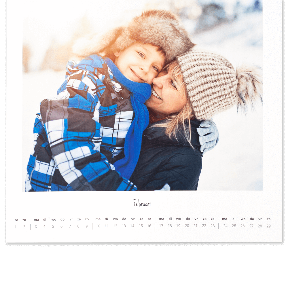 Fotokalenders 21x21 maken