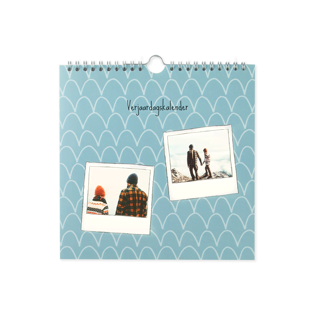 Verjaardagskalender 21x21 vierkant maken