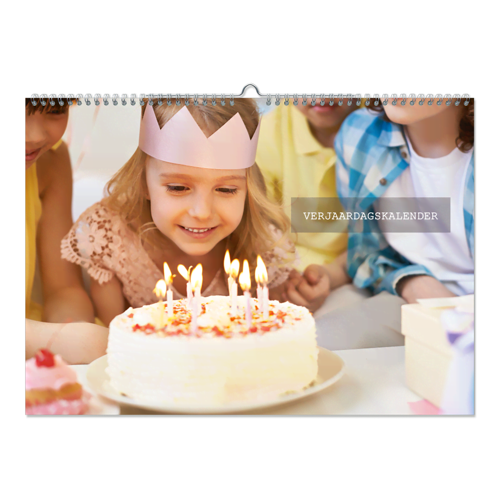 Verjaardagskalender A3 Liggend