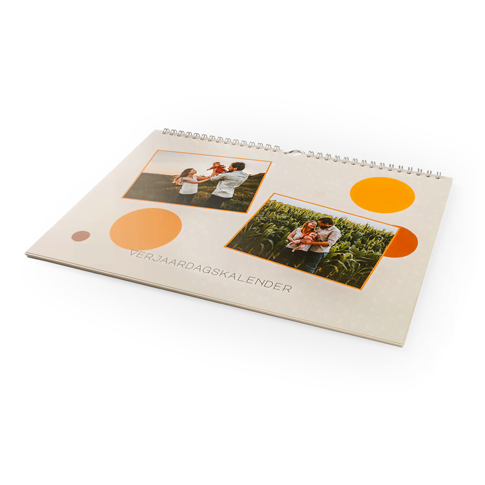 Verjaardagskalender A4 Liggend Verjaardagskalender A4 Liggend