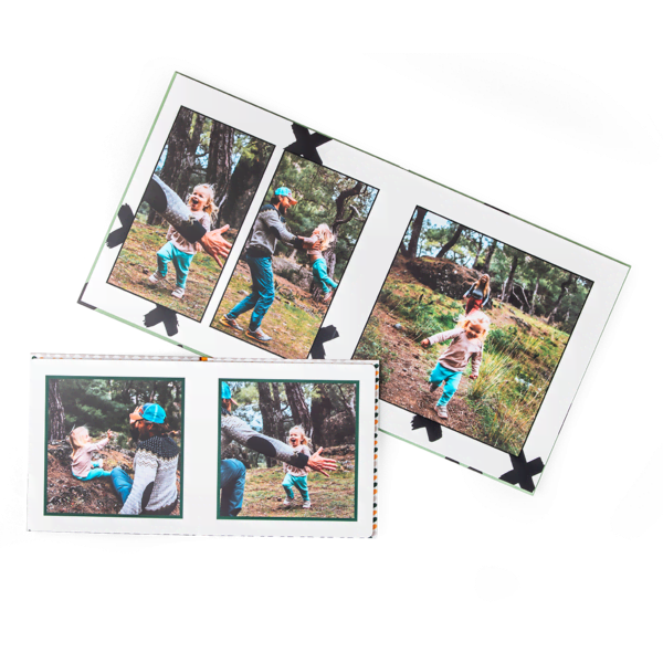 Kartonnen boekjes deluxe hoek