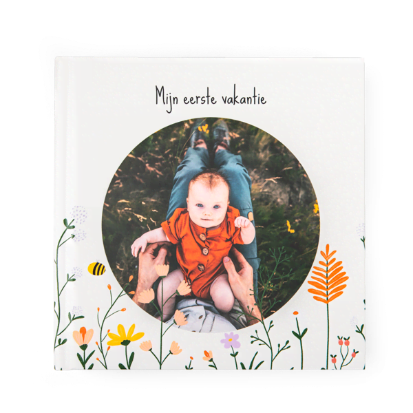 Kartonnen boekje bloemen