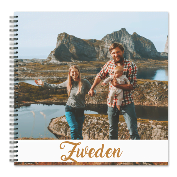 Fotoboek Spiraal 30x30 Vierkant  Fotoboek Spiraal 30x30 Vierkant