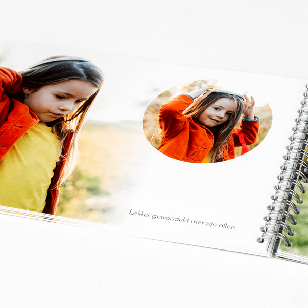 Fotoboek Spiraal A5 Liggend Binnenwerk
