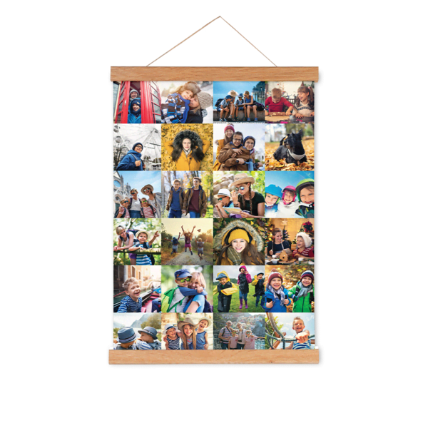 Collageposter met posterlatjes Collageposter met posterlatjes