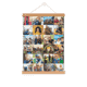 Collageposter met posterlatjes