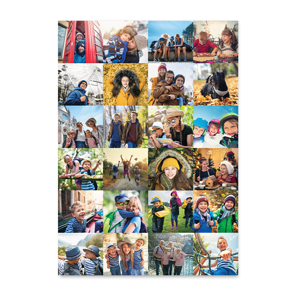 Collageposter A4 Liggend