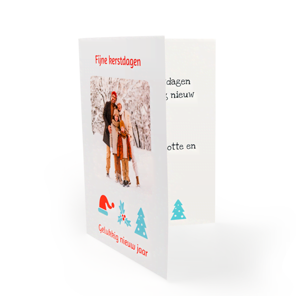 Kerstkaart A4 dubbel Kerstkaart A4 dubbel