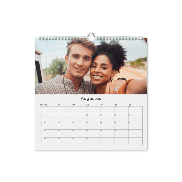 Jaarkalender 30x30 closeup Jaarkalender 30x30 closeup