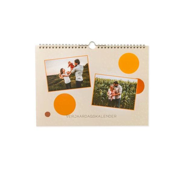 Verjaardagskalender Liggend A4 Verjaardagskalender A4 Liggend