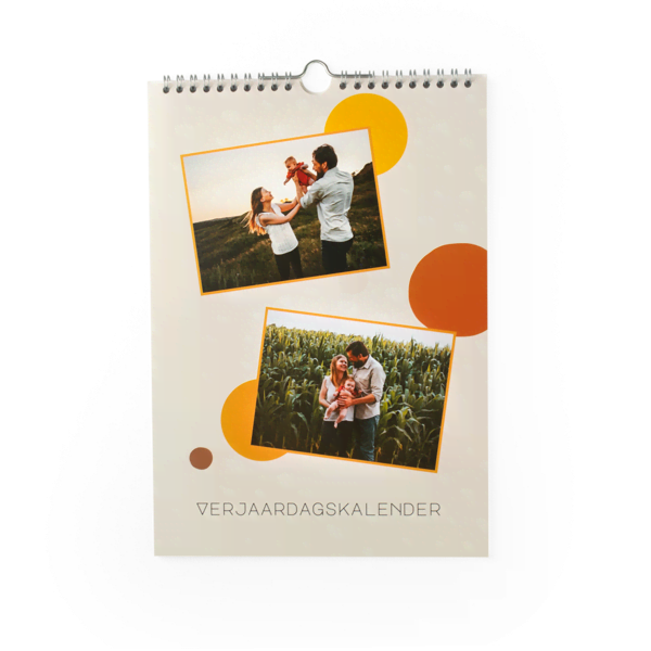 Verjaardagskalender A4 Staand Verjaardagskalender A4 Staand