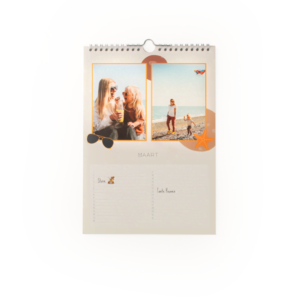 Verjaardagskalender A4 Staand Verjaardagskalender A4 Staand