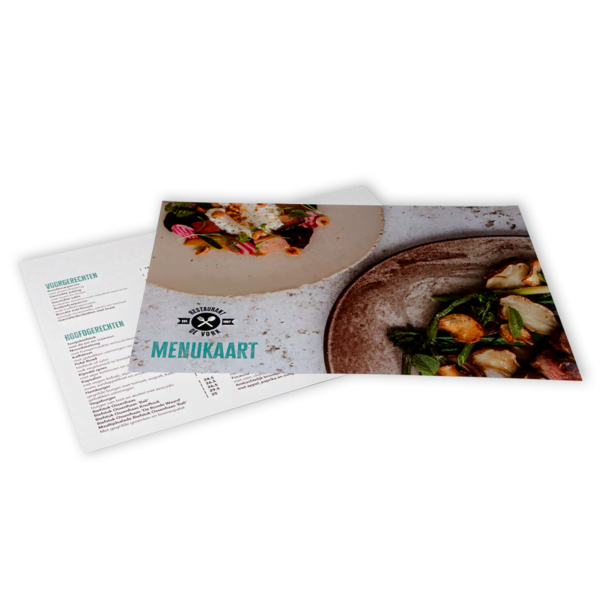 Menukaart A3 Liggend