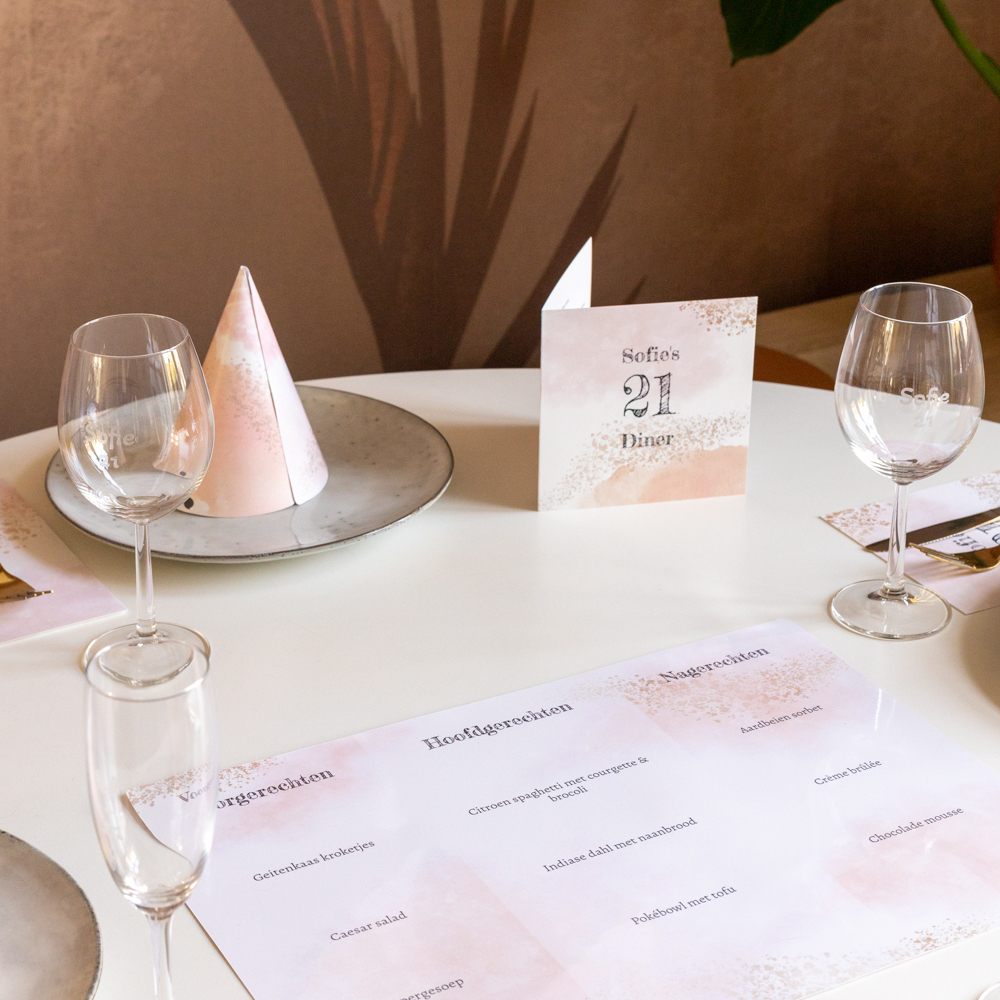 Menukaart A3 Liggend Menukaart A3 Liggend