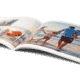 Fotoboek softcover 15x15 open
