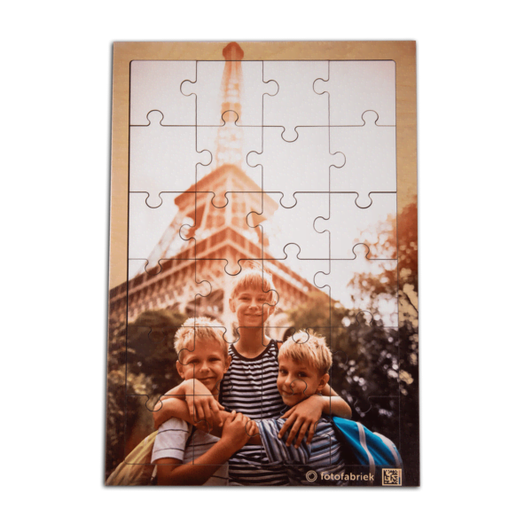 Fotopuzzel maken van hout (24 puzzelstukjes)