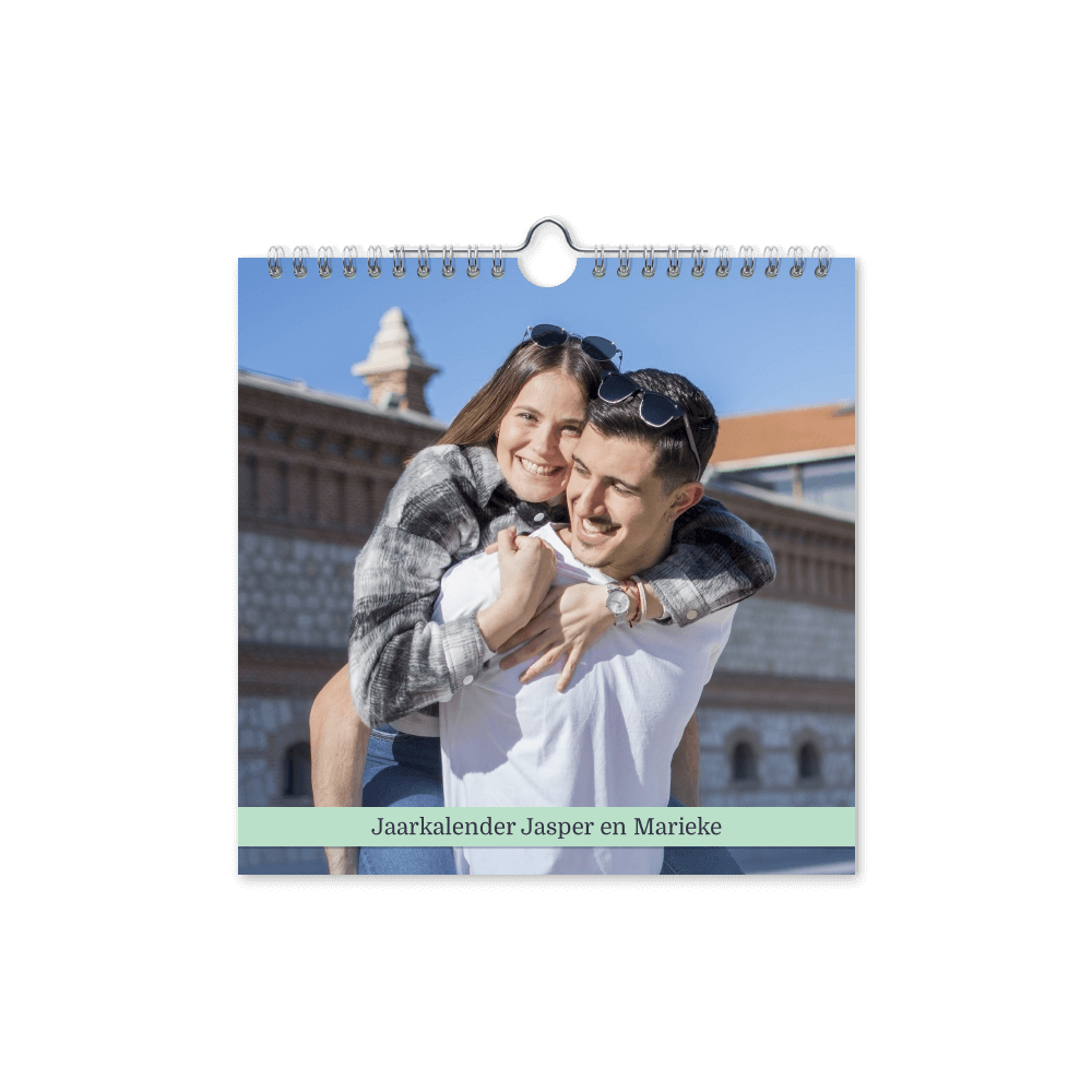Jaarkalender 21x21 vierkant