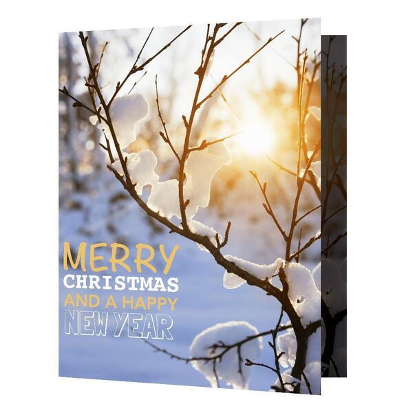 Kerstkaart Dubbel A4 Staand - voorbeeld 5 Kerstkaart Dubbel A4 Staand - voorbeeld 5