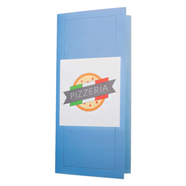 Menukaart A3 drieluik vooraanzicht Menukaart A3 drieluik vooraanzicht