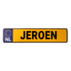 Kentekenplaat met naam maken