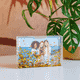 Fotoblok met glitters maken