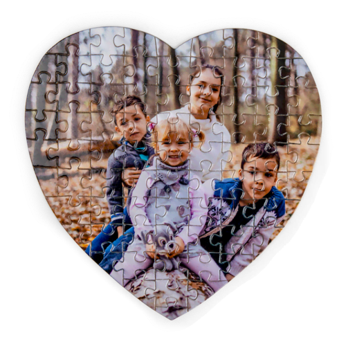 Maak een fotopuzzel in hartvorm!