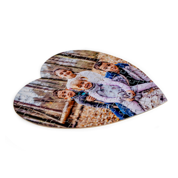 Puzzel hart moeder en dochter