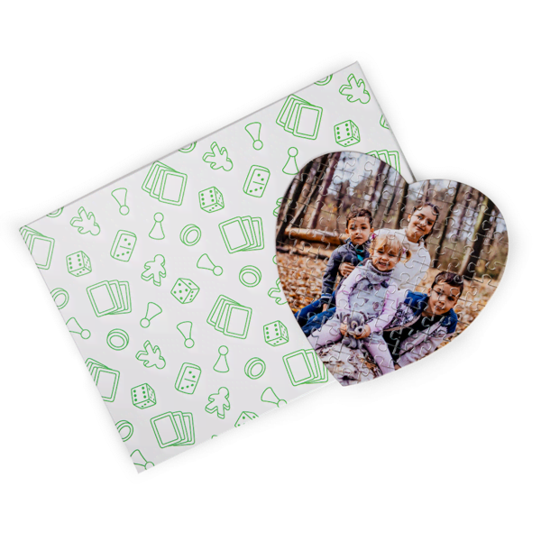Puzzel hart personaliseren Puzzel hart personaliseren