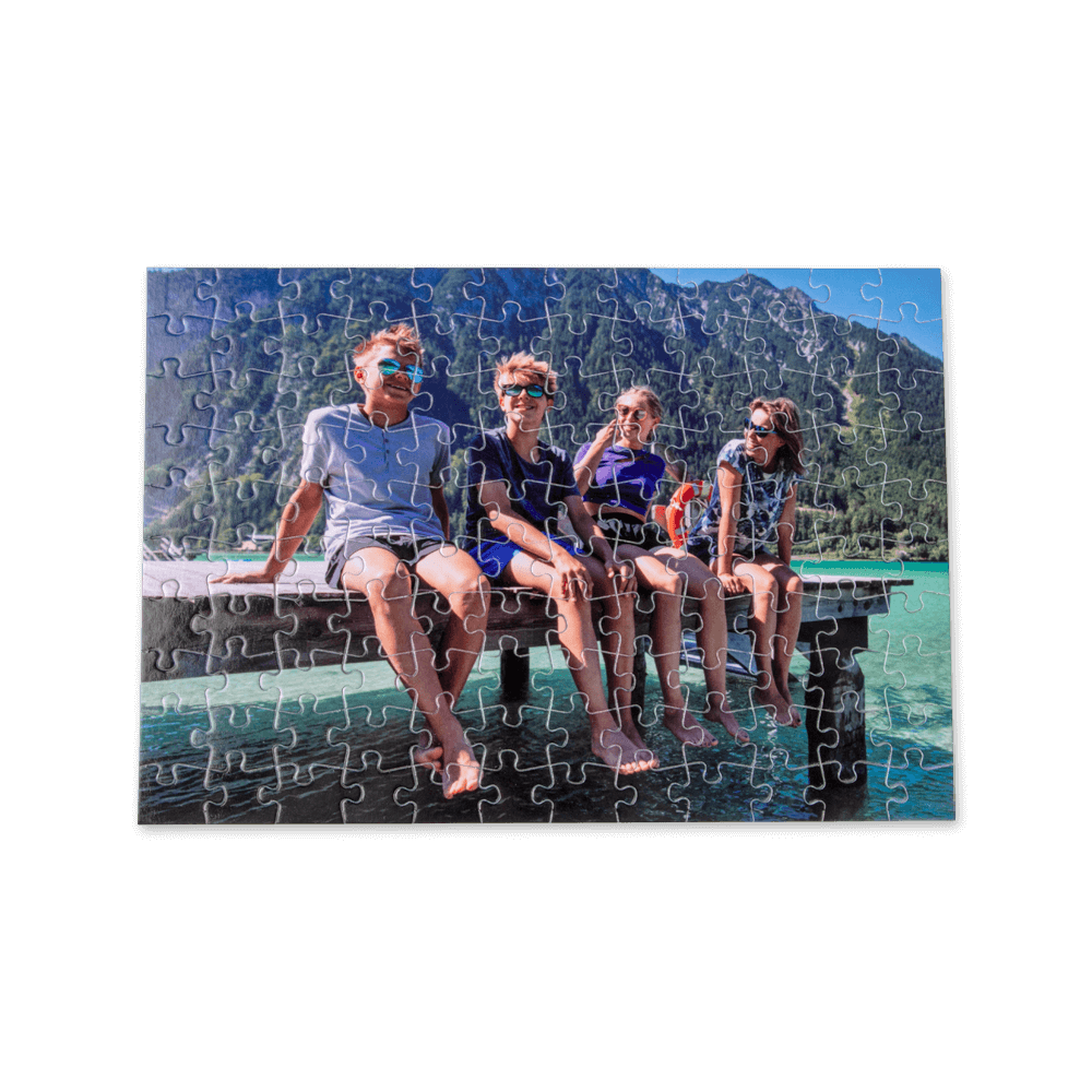Fotopuzzel van karton 120 stukjes Liggend