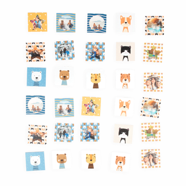 Maak een Memo-geheugenspel met foto's en dieren Maak een Memo-geheugenspel met foto's en dieren