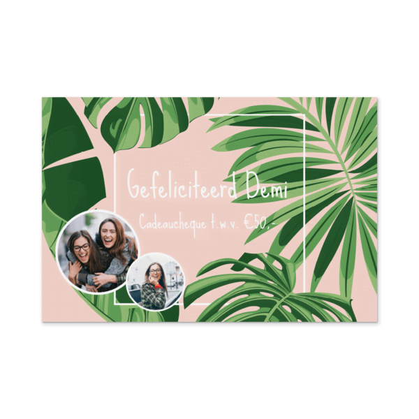 Cadeaucheque maken