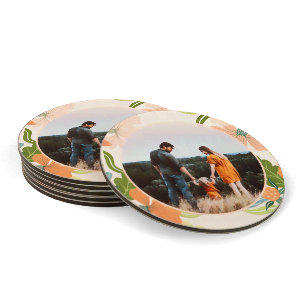 Onderzetters met foto en tekst bedrukken