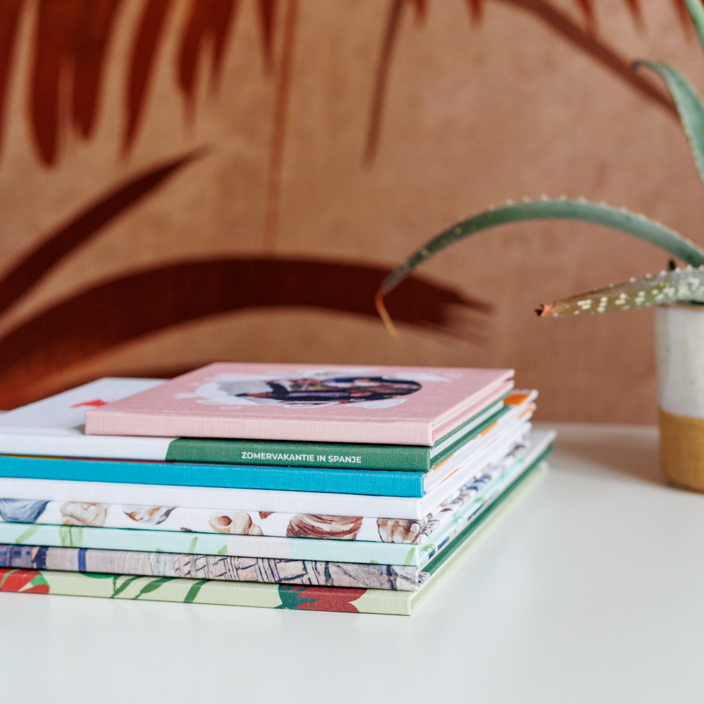 Grønn fotoboek a4 staand ontwerpen Grønn fotoboek a4 staand ontwerpen