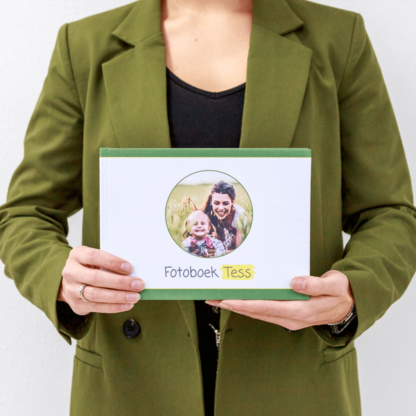 Grønn fotoboek maken liggend Grønn fotoboek maken liggend