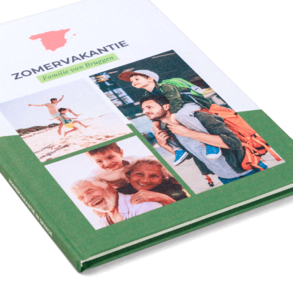 Grønn fotoboek ontwerp Grønn fotoboek ontwerp