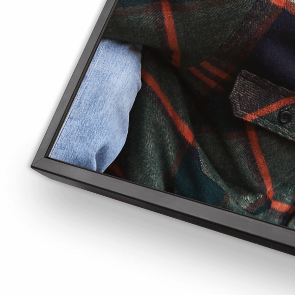 Zwart aluminium lijst