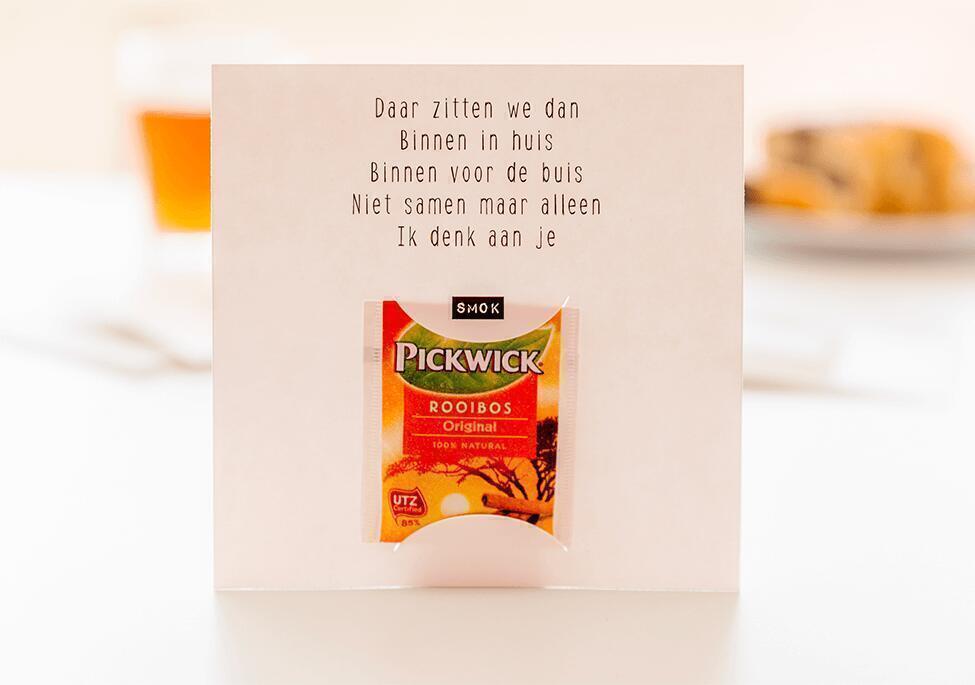 Kaart met Theezakje Kaart met Theezakje
