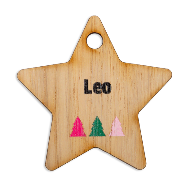 Gegraveerde kersthanger maken