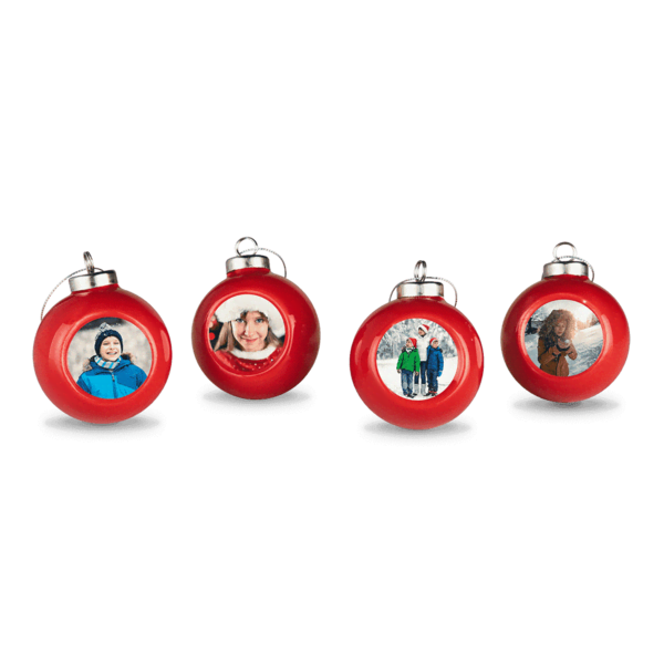 Kerstballen met foto maken Kerstballen met foto maken