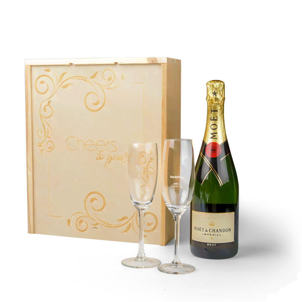 Champagne-geschenkset personaliseren Champagne-geschenkset personaliseren