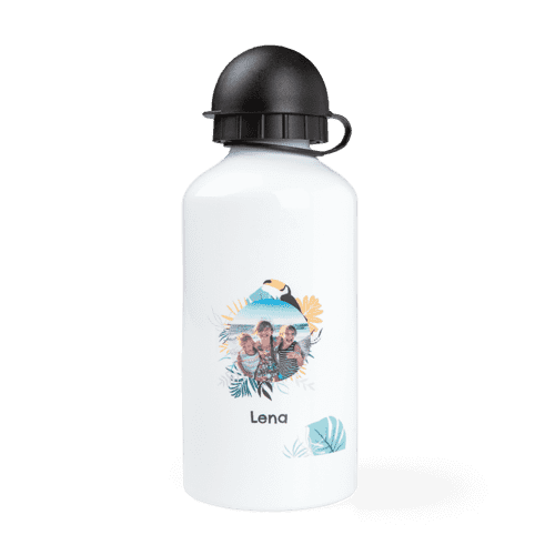 Bidon met eigen tekst of foto