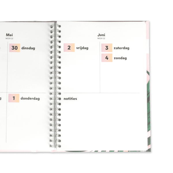 Luxe jaaragenda maken