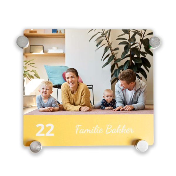 Huisnummerbord maken